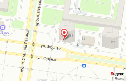 СберБанк на улице Фрунзе, 8в на карте