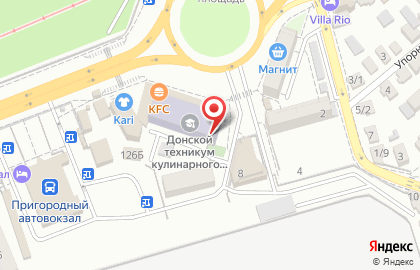 Донской техникум кулинарного искусства и бизнеса в Ростове-на-Дону на карте