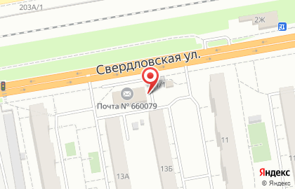 Альтаир на Свердловской улице на карте