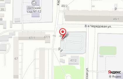 Автостоянка в Омске на карте