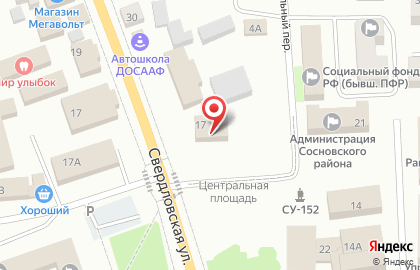 Отдел судебных приставов Сосновского района на карте