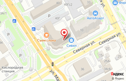 Сервисный центр АБВ-СЕРВИС в Железнодорожном районе на карте