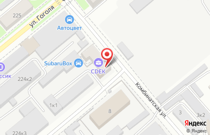 Строительная компания СпецСтрой на Комбинатской улице на карте