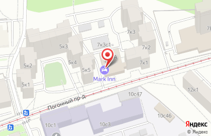 Хостел Mark Inn на карте