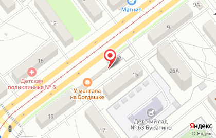 Киоск по ремонту обуви в Засвияжском районе на карте