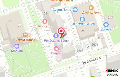 Банк Финансовая Корпорация Открытие на метро Перово на карте