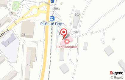 Поликлиника структурное подразделение Городской больницы №1 на карте