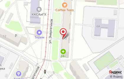 Агентство по продаже билетов БилетТ на улице Энергетиков на карте