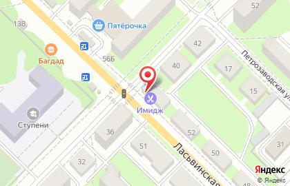 Салон-парикмахерская Имидж на Ласьвинской улице на карте