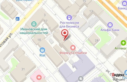 Ресторан Бульон на улице Степанова на карте