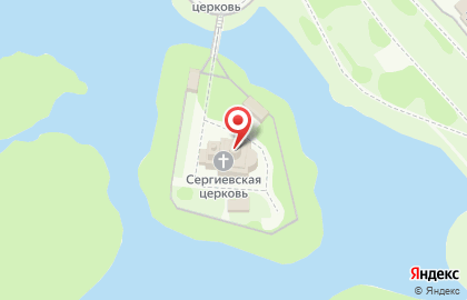 Церковь Святого Сергия Радонежского на Средней Рогатке на карте