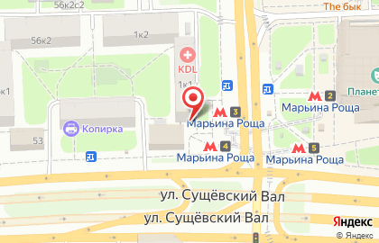 Юридические услуги метро Достоевская на карте