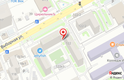 Парикмахерская в Новосибирске на карте