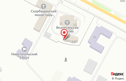 Скорбященский женский монастырь на карте