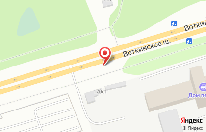 Шиномонтажная мастерская на Воткинском шоссе на карте