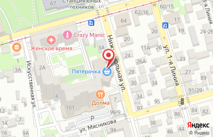 Банкомат СберБанк в Ростове-на-Дону на карте
