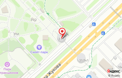 Кофейня Coffee Like на улице Маршала Жукова, 31/1 на карте