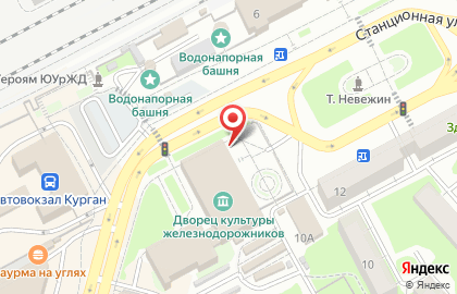 Столовая в Кургане на карте