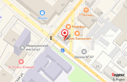 Салон-парикмахерская Овация на Октябрьской улице на карте