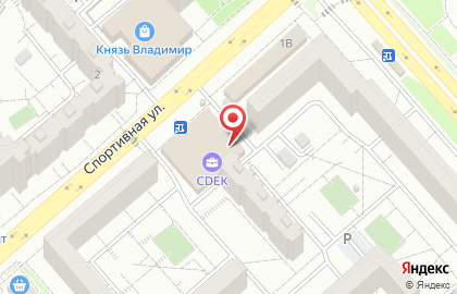 Мясная лавка на Спортивной улице на карте