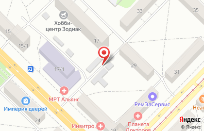 Автосервис в Новосибирске на карте