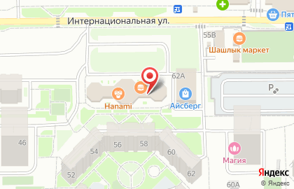 Продуктовый магазин в Калининграде на карте