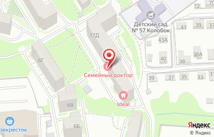 Медицинский центр Семейный Доктор в Смоленске на карте