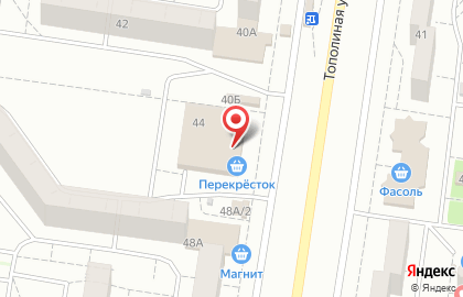 Супермаркет Перекресток в Автозаводском районе на карте