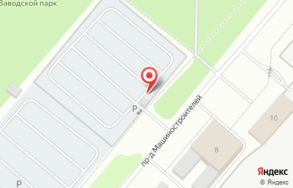 Автостоянка в Архангельске на карте