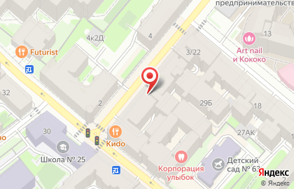Фабрик Деко в Петроградском районе на карте