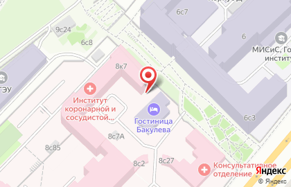 Городская клиническая больница №1 им. Н.И. Пирогова в Ленинском на карте