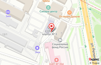 Всероссийская сеть ДСШ FD на ​Верх-Исетском бульваре на карте