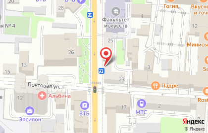 Аптека ЭкоРитм в Центральном районе на карте