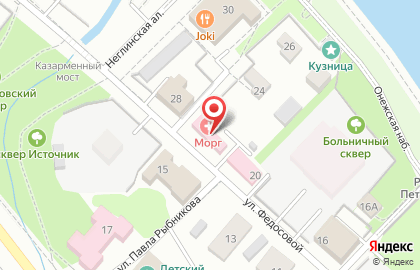 Бюро судебно-медицинской экспертизы в Петрозаводске на карте