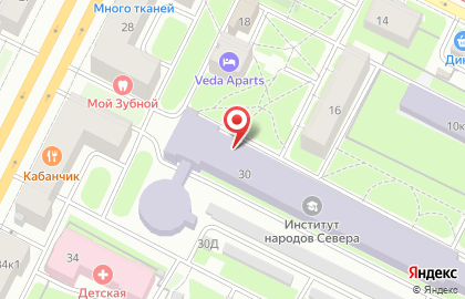 Российский государственный педагогический университет им. А.И. Герцена в Санкт-Петербурге на карте