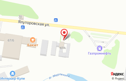 Торговый центр аккумулятор в Тюмени на карте