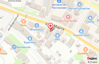 Студия дизайна мебели SDM в Рассказово на карте