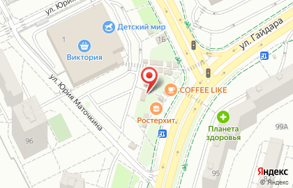 Кафе быстрого питания Царь Пончик в Ленинградском районе на карте
