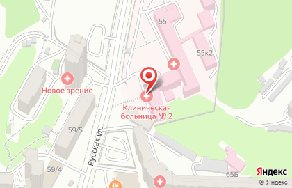 Приморская краевая клиническая больница №2 на карте