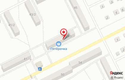 Супермаркет Пятёрочка на улице 50 лет Октября на карте
