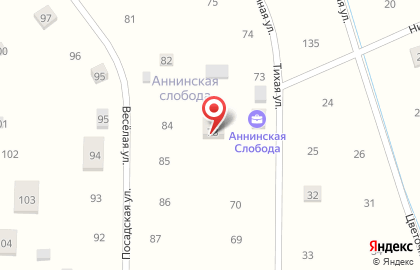 Аннинская Слобода на карте