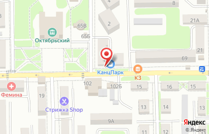 Магазин косметики и парфюмерии в Ростове-на-Дону на карте