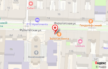 Мода и Престиж на Фурштатской улице на карте