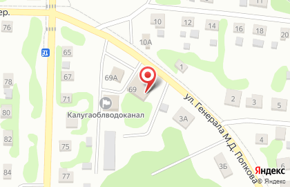 Продуктовый магазин на улице Ленина на карте