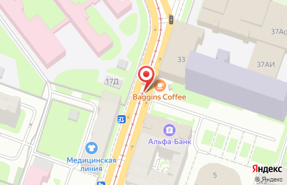 ЕДА и кофе на улице Академика Лебедева на карте