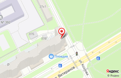 Салон Эстетика на проспекте Ветеранов на карте