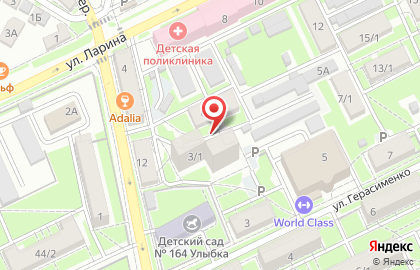 Информационно-вычислительный центр ЖКХ г. Ростова-на-Дону на улице Герасименко на карте