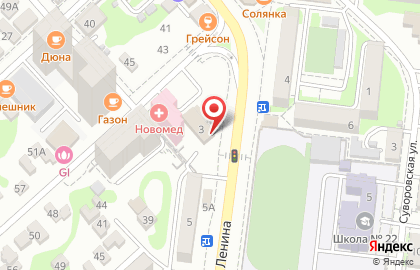 Агентство недвижимости Наследие на проспекте Ленина на карте