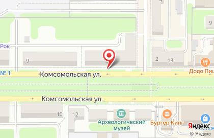 Ателье на Комсомольской на карте