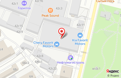 Favorit Premium Сервис на Большой Семёновской улице, 42 стр 4 на карте